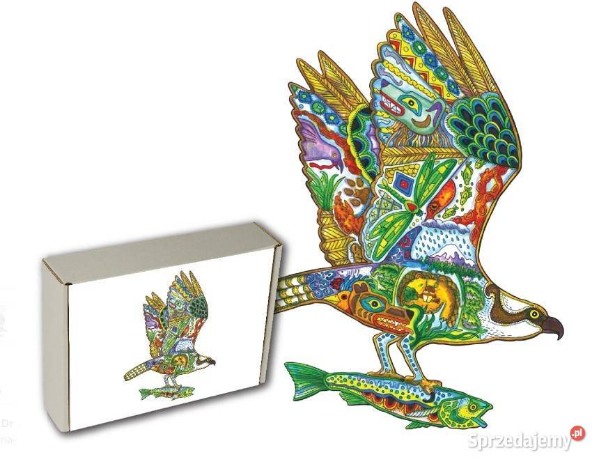 Nowe Puzzle Drewniane Rybołów XXL super na mazowieckie Ząbki sprzedam