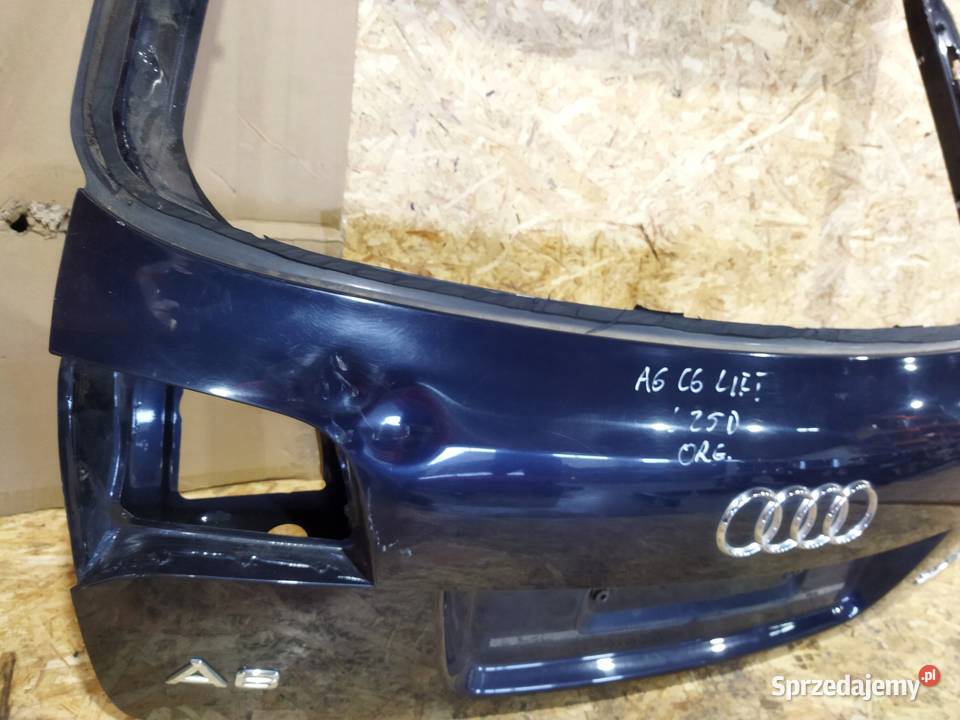 KLAPA TYŁ AUDI A6 C6 LIFT AVANT KOMBI LZ5D ORG