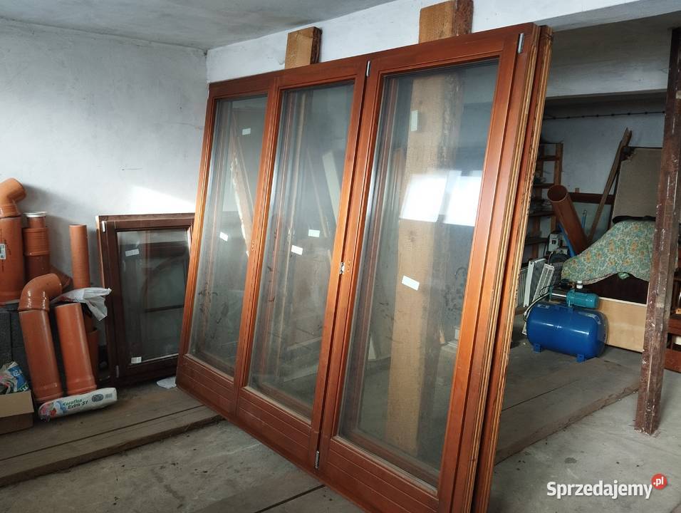 Euro okna drewniane nowe klejonka sosnowa małopolskie Nowy Targ