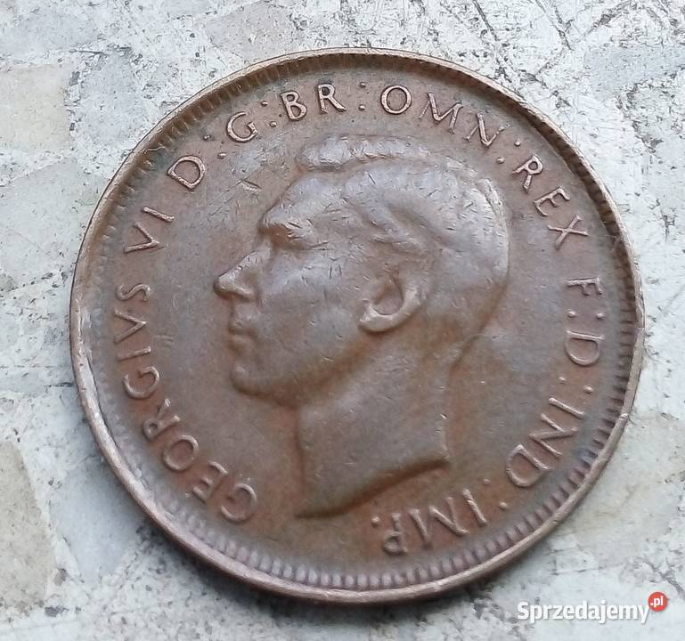 AUSTRALIA HALF PENNY 1948 r KANGUR Legionowo