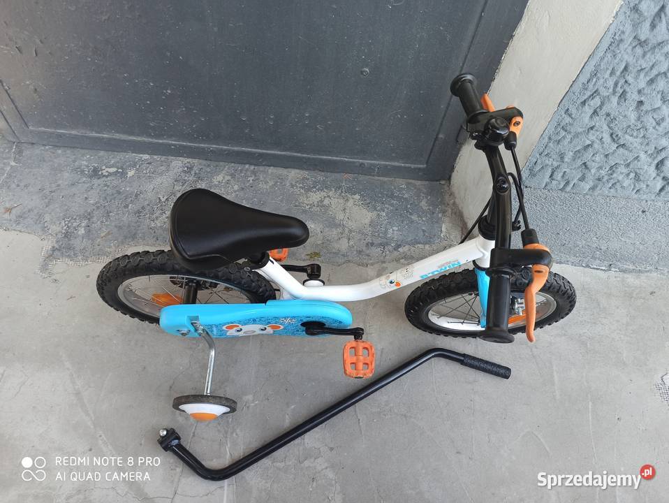 Rowerek Dzieciecy Btwin 14 Kółka Boczne Pchacz Wieliczka