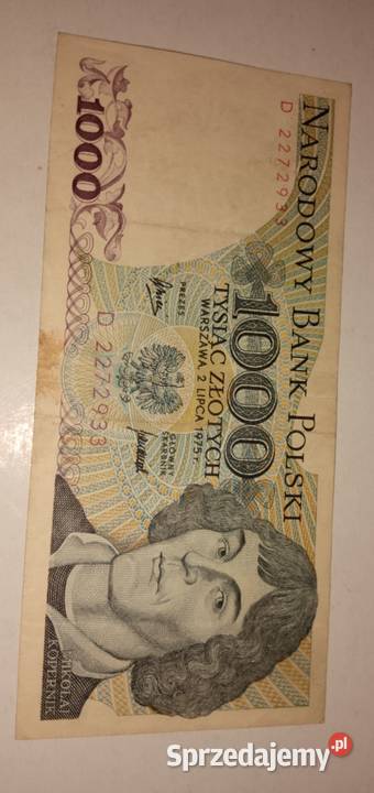 Polska PRL 1000 1975 seria D Łomża