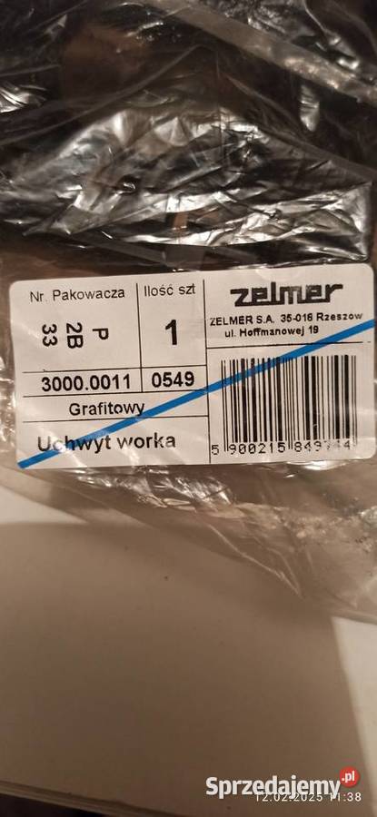 Uchwyt worka Zelmer Białystok