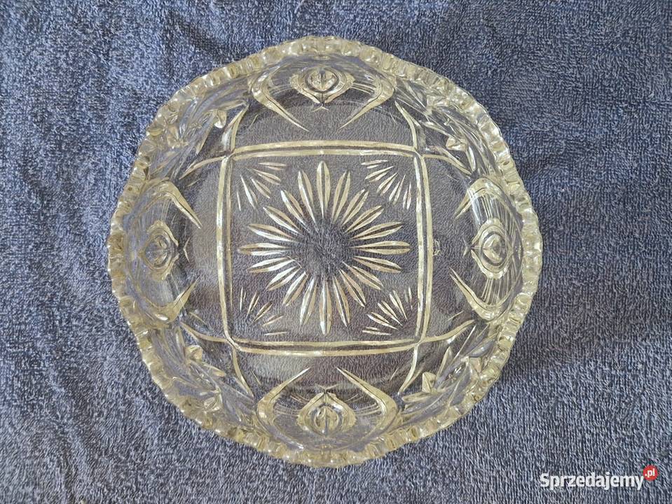 Szklana misaowocarka HSG Ząbkowice vintage PRL sprzedam