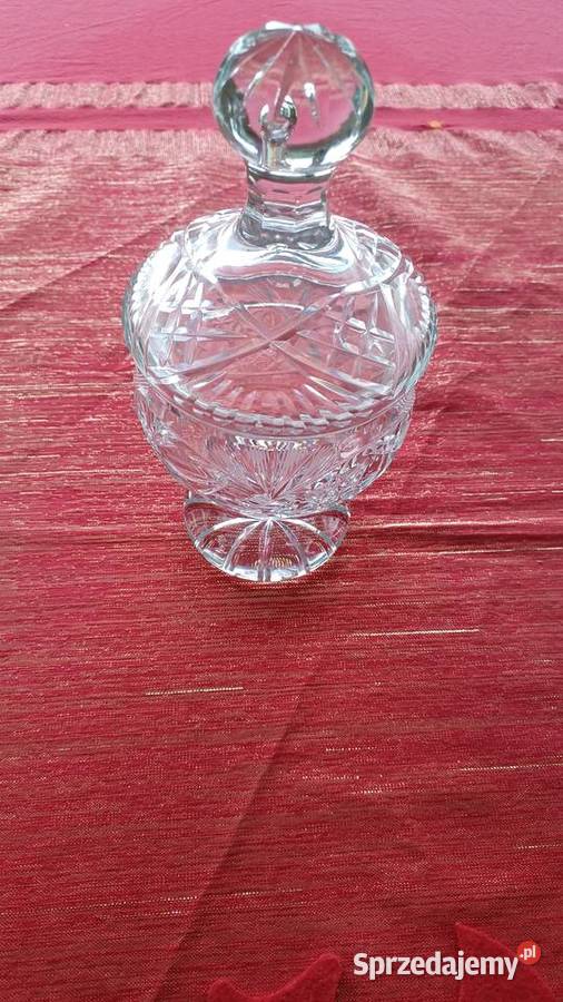 Kryształowa bombonierka cukiernica Kraków