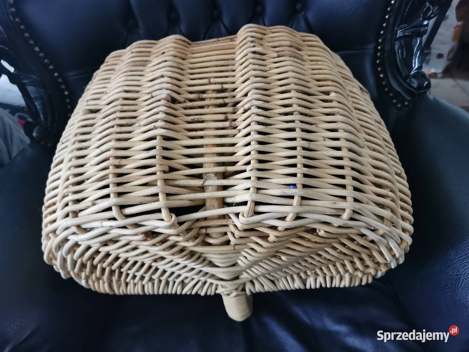 Kosz z uchwytem z wikliny Rattan wiklina Łask