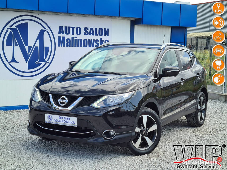 Nissan Qashqai SzklanyDach Navi Kamera 360 2xPDC lakier metallic Nissan Wągrowiec sprzedam