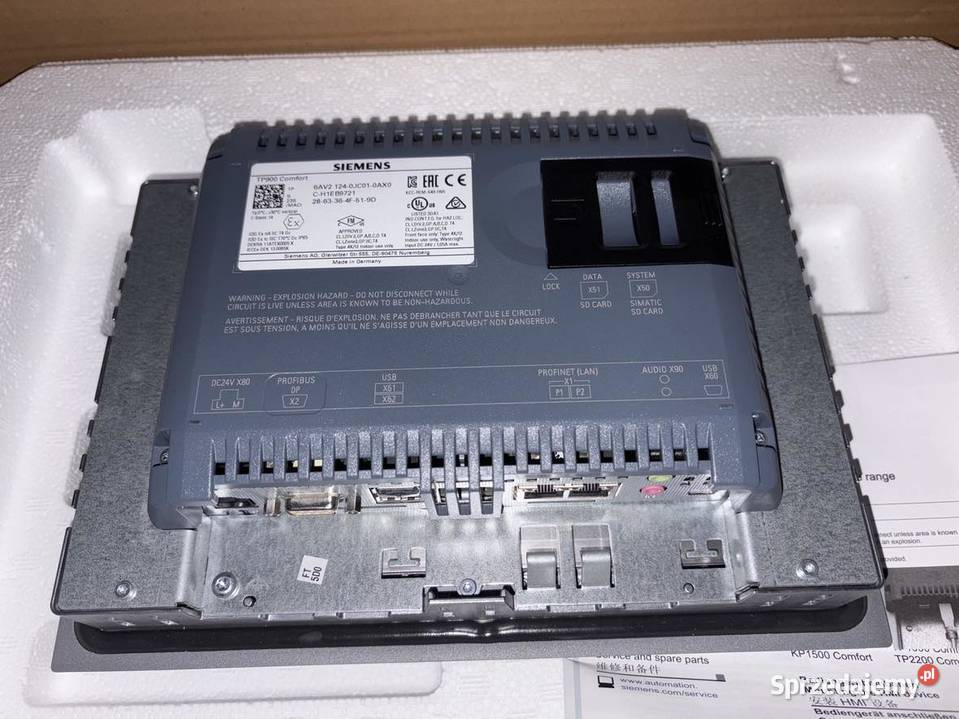 Siemens 6AV2 1240JC010AX0 TP900 Comfort Pozostałe Warszawa
