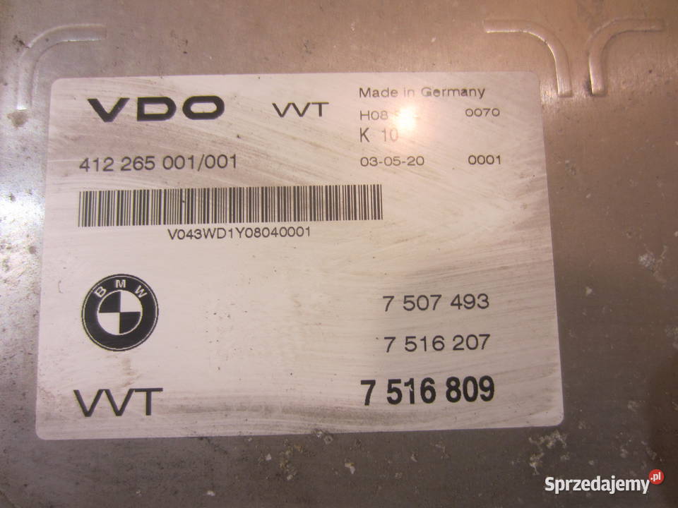 sterownik valvetronic VDO bmw e46 7516809 zachodniopomorskie