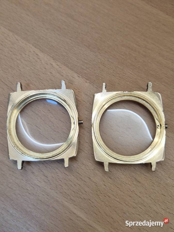 2 x złocone koperty GlashutteBison Chorzów sprzedam