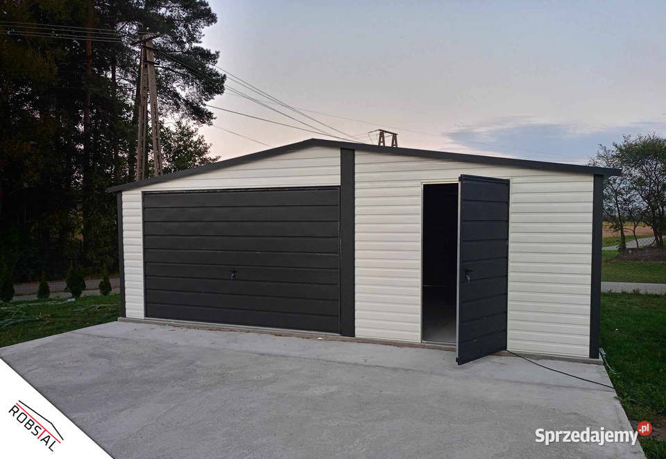 Garaż Blaszany wiata 6x5 brama uchylna drzwi mazowieckie Warszawa sprzedam