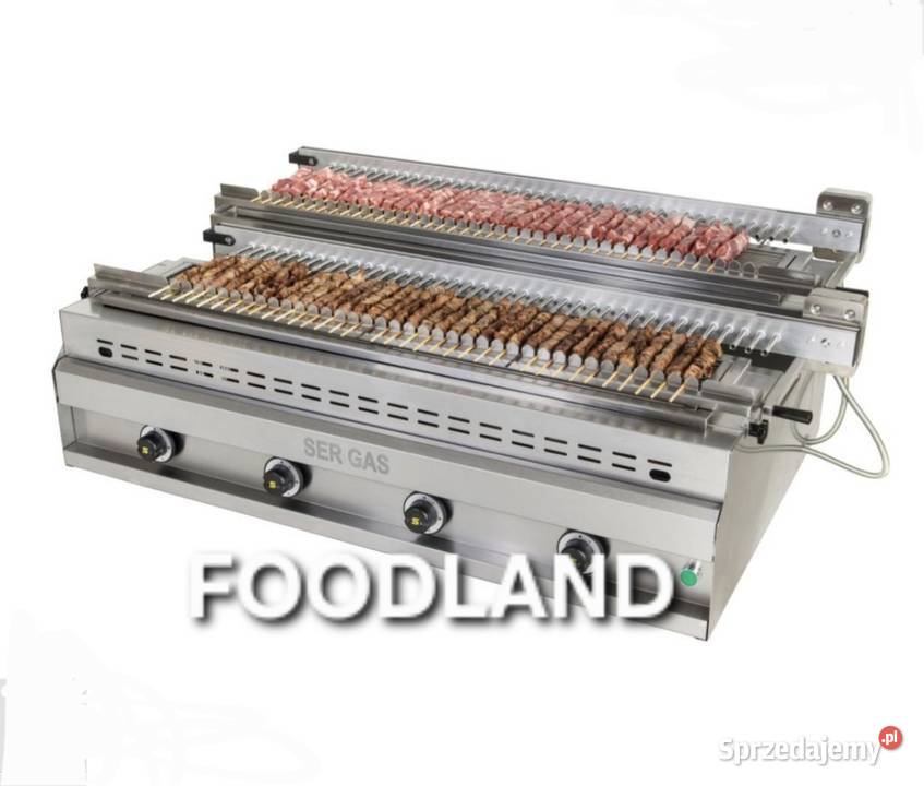 Grill gazowy wodny z mechanizmem obrotowym z 77