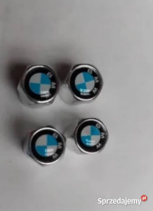 NOWE kapturki na wentyle do kół logo BMW srebrne lubelskie Zamość sprzedam