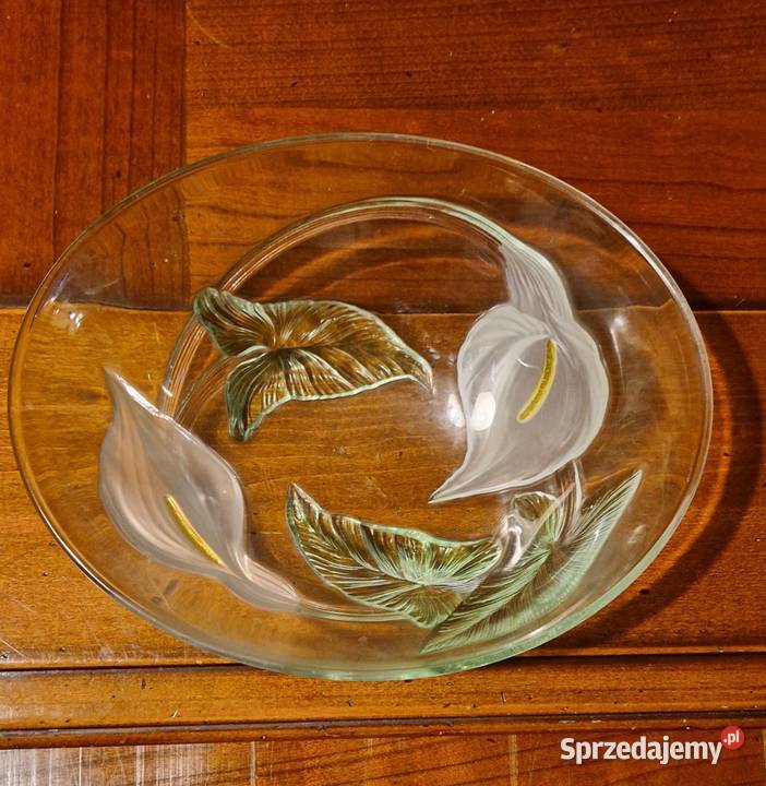 Oryginalna SALATERKAMISA szkłowypukły motyw Lublin