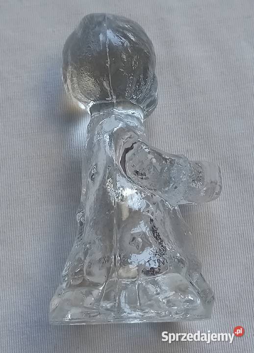 Szklana figurka świeczik Kosta Boda Biedermann Porcelana i szkło Koźminek