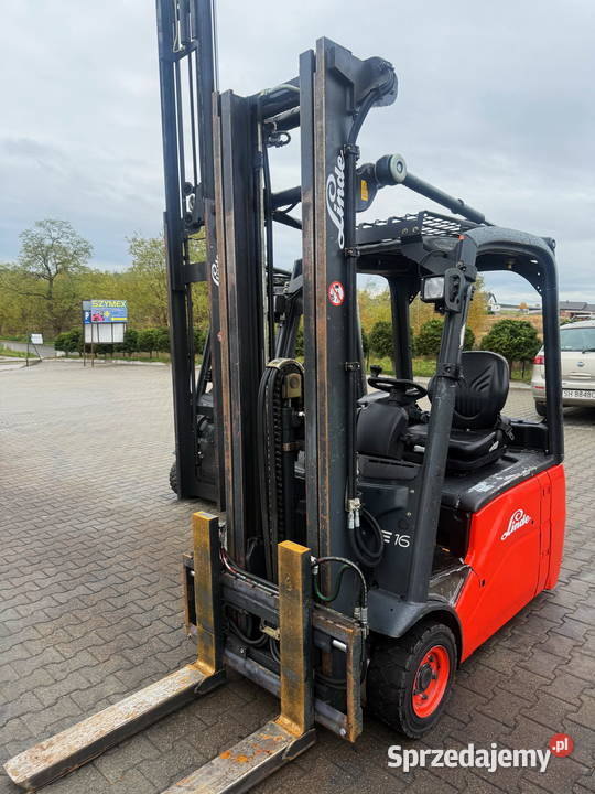 wózek widłowy elektryczny LINDE E16 Triplex 54m Wózki widłowe