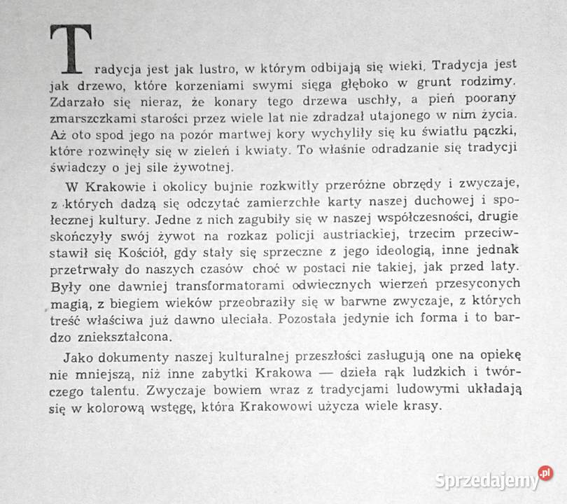 Tradycje i zwyczaje krakowskie Tadeusz Seweryn Chełm