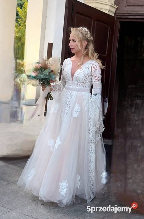 Suknia ślubna Afrodyta Linia "A" Skwierzyna