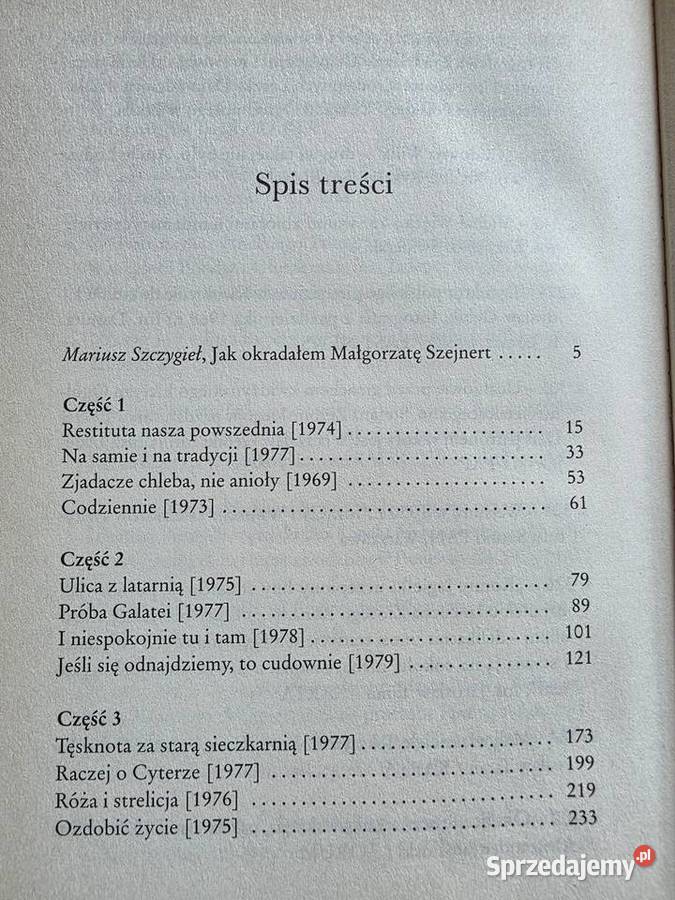 Małgorzata Szejnert My właściciele Teksasu Kraków sprzedam