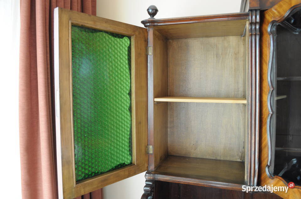 Kredens antyk Ludwik Filip mahoń koniec XIX w Zwierzyniec