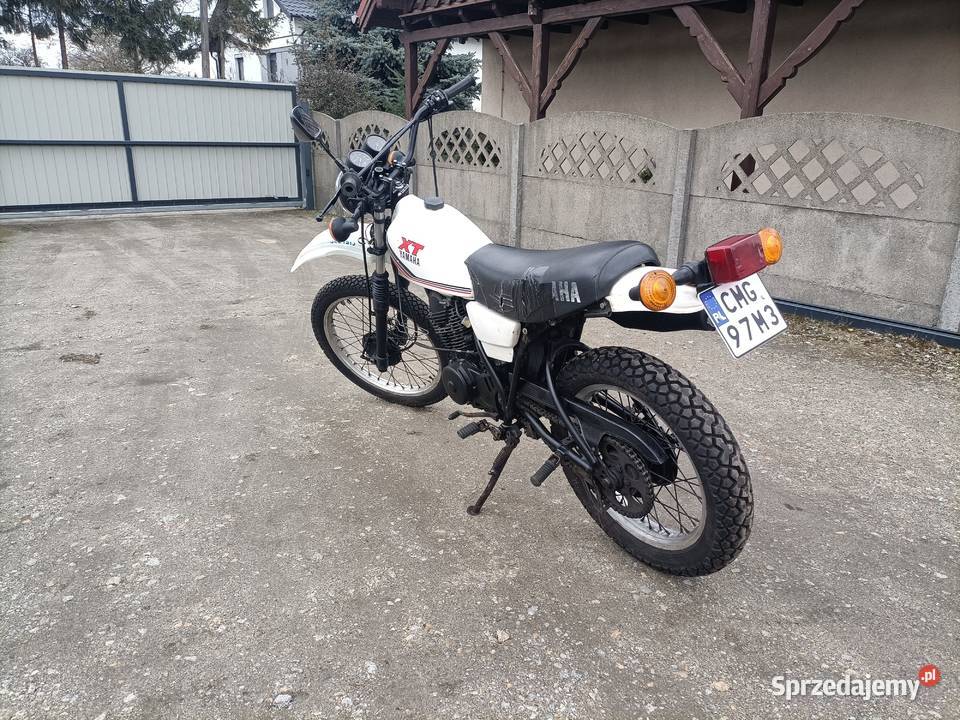 Yamaha XT 250 zarejestrowana motobazarprl Padniewko