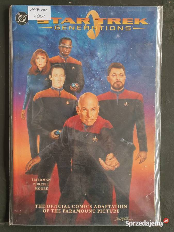 Star Trek Generations komiks filmowy USA DC 1994 pomorskie Gdynia