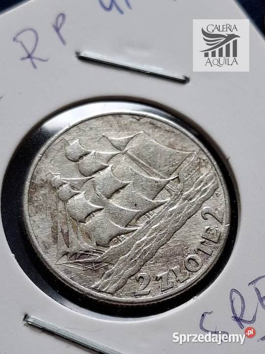 2 II RP 1936 Żaglowiec SREBRO Wejherowo