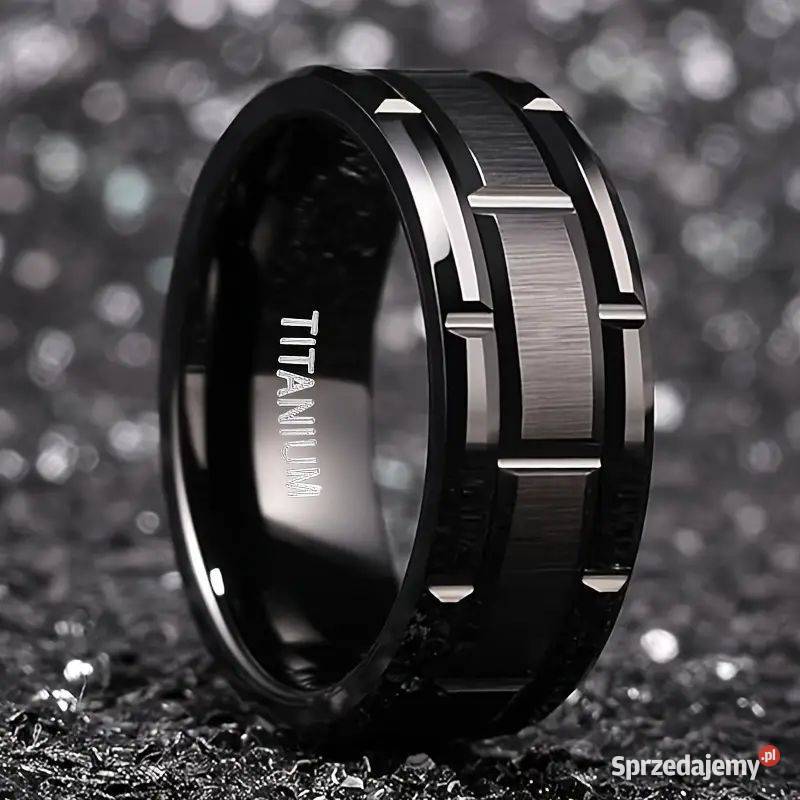 Obrączka z tytanu