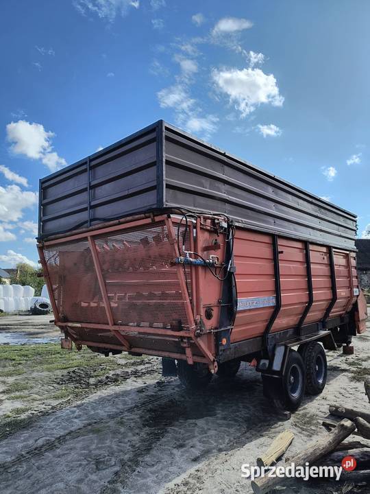 Przyczepa objętościowo wózek do kiszonki