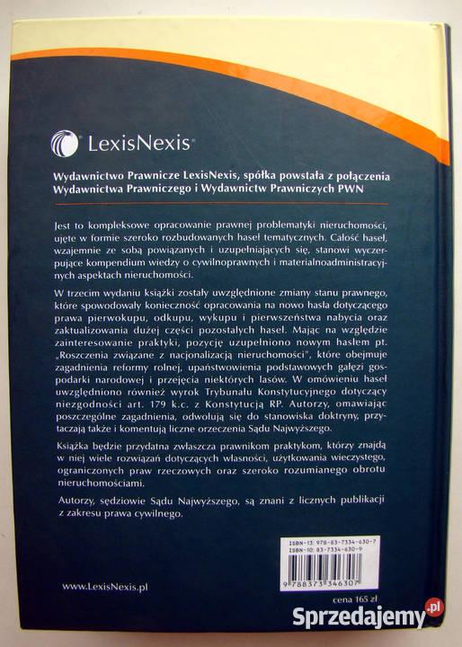 NIERUCHOMOŚCI Problematyka prawna Wyd3 2006 Limanowa