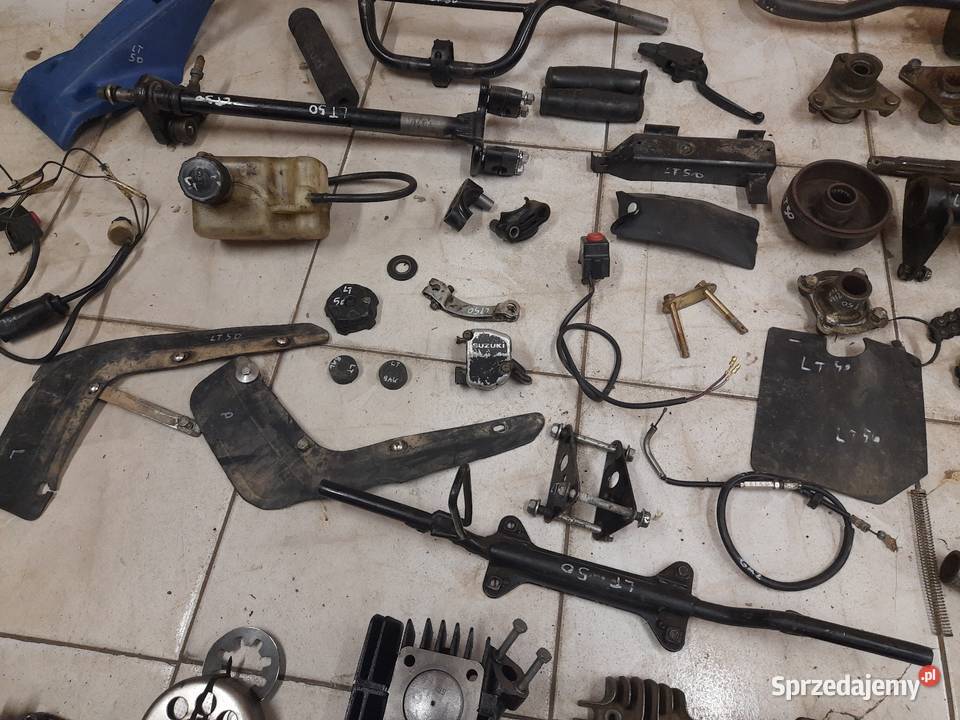 Suzuki LT 50 części cylinder wydech kierownica Pozostałe Jelenia Góra