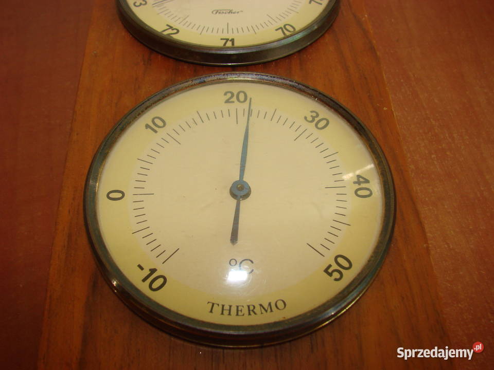Fischer barometr termometr pomorskie Pruszcz Gdański