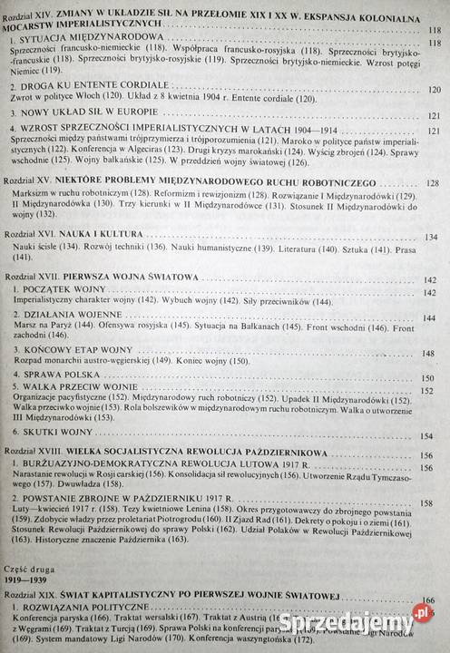 Historia powszechna 18711939 Jerzy Prokopczuk Chełm sprzedam