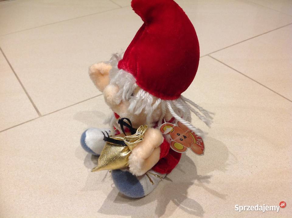 Święty Mikołaj Zabawka Dekoracja Pluszowa Nowa Sól