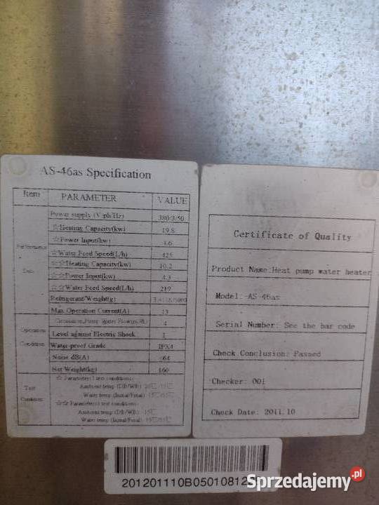 Pompa PowietrzneSolanka Powietrze Woda Stargard