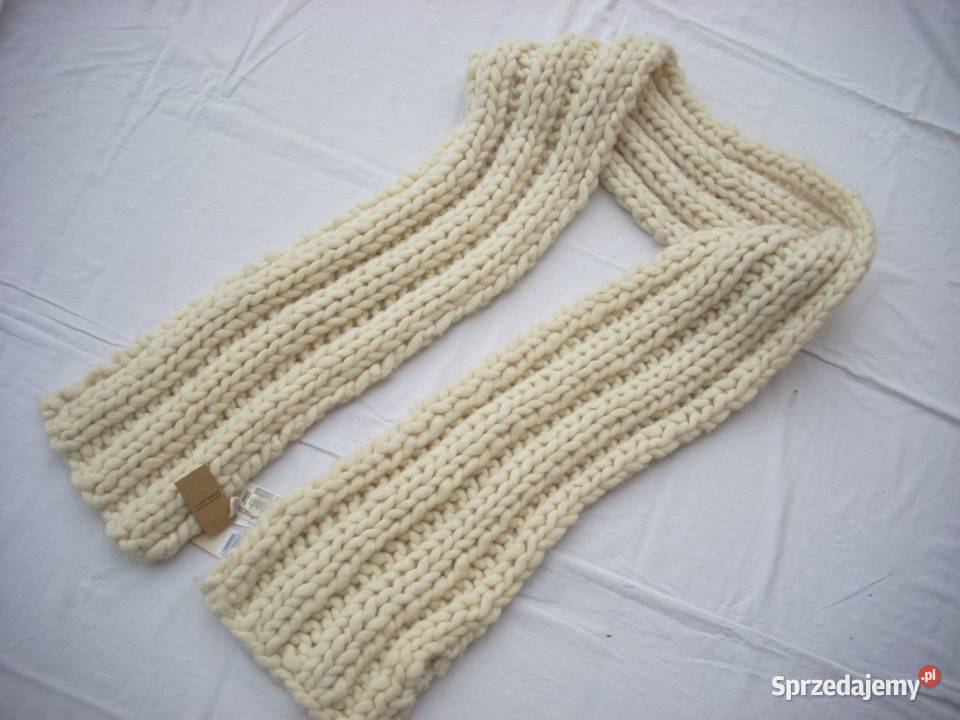 DIESEL Gruby SZal Wełniany nowy Nowy Sącz