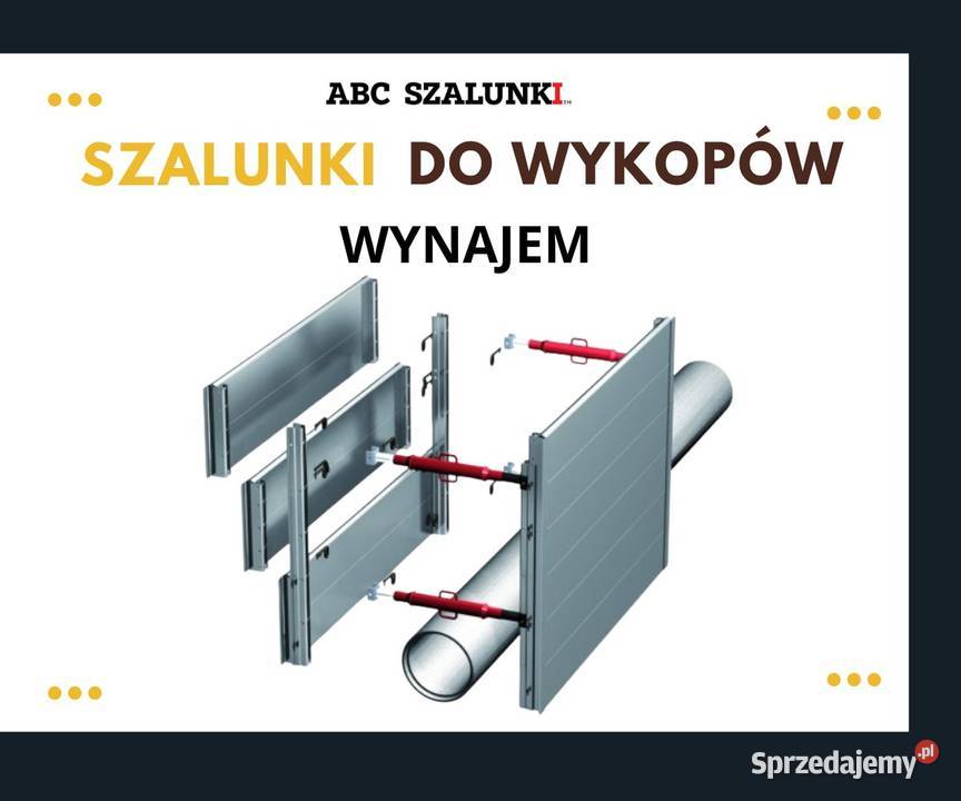 Szalunki do wykopów ALUMINIOWY SZALUNEK LITEBOX Kraków sprzedam
