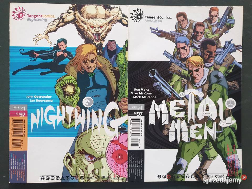 Zestaw 18 oryginalnych komiksów USA Tangent