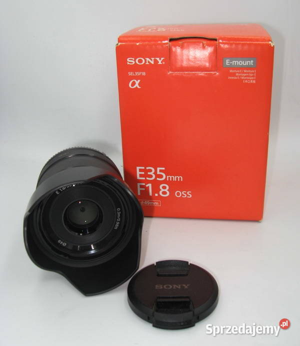 Obiektyw Sony E35mm F1.8 OSS SEL35F18 od LOMBARDI Rzeszów - Sprzedajemy.pl