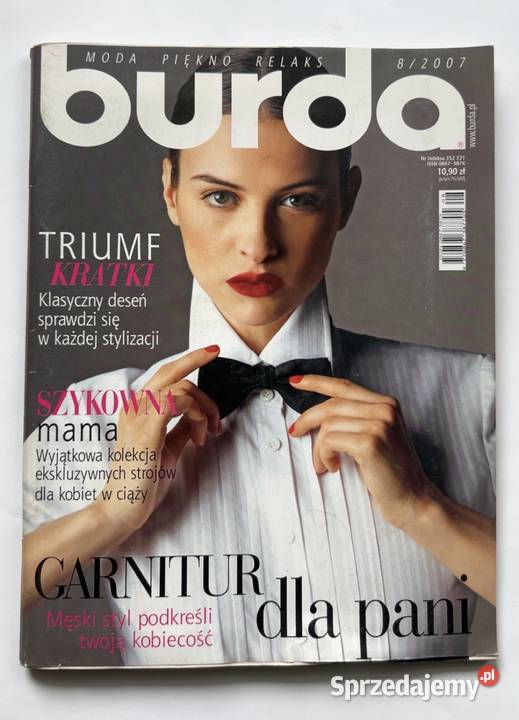 Magazyn Burda Moden 82007 Polska Wydanie Vintage Warszawa