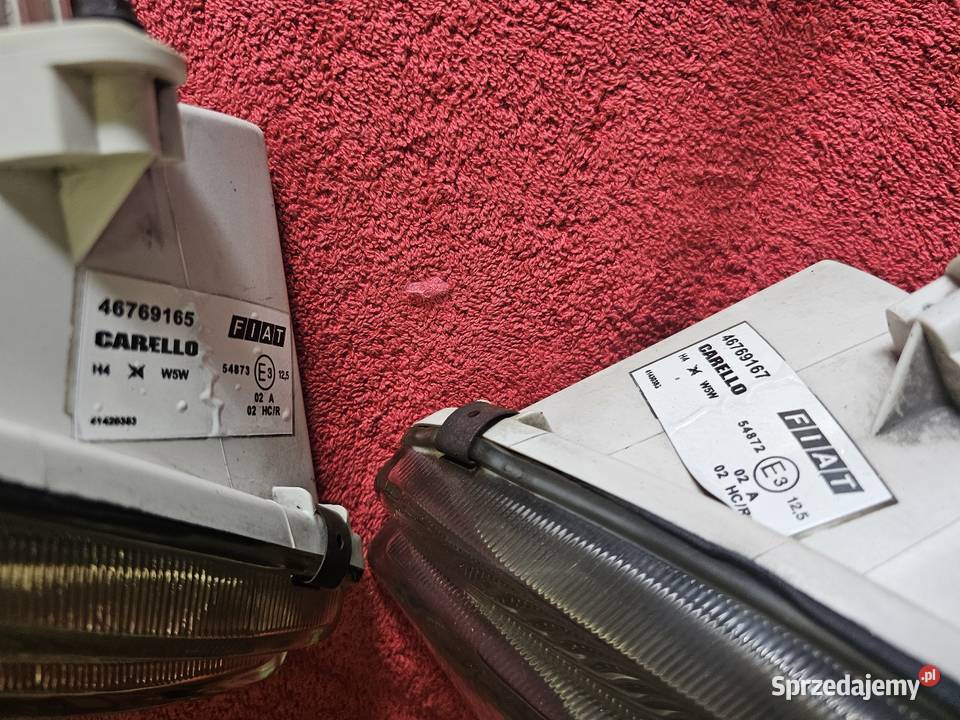 Lampy przednie LP FIAT Seicento Oryginał magneti