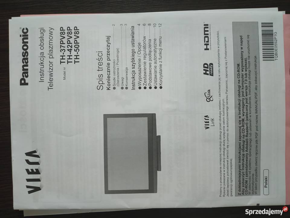Telewizor Panasonic Viera 42 cale sprawny Plazma Opole
