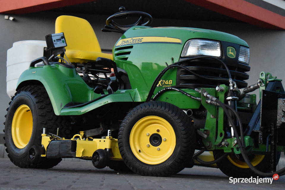 Kosiarka Traktor John Deere X748 4x4 YANMAR 24 Kobiele Wielkie