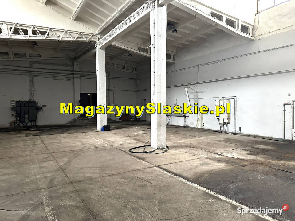 Hala do wynajęcia śląskie Zabrze DTŚ dojazd 526m2 sprzedam
