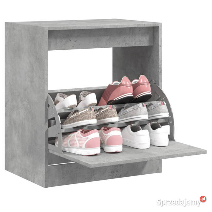 Szafka na buty szarość betonu 60x42x69 WM839983 Warszawa