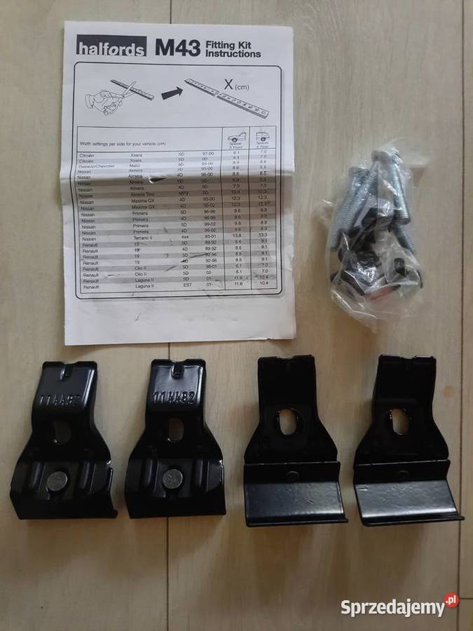 Relingi dachowe HALFORDS Będzin