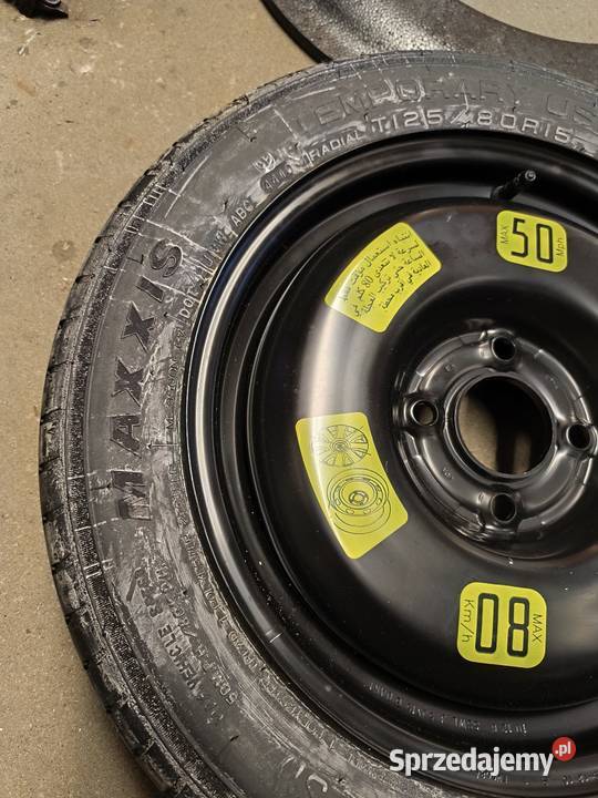 Koło dojazdowe zapas Citroen C3 12580R15 4x108 podkarpackie