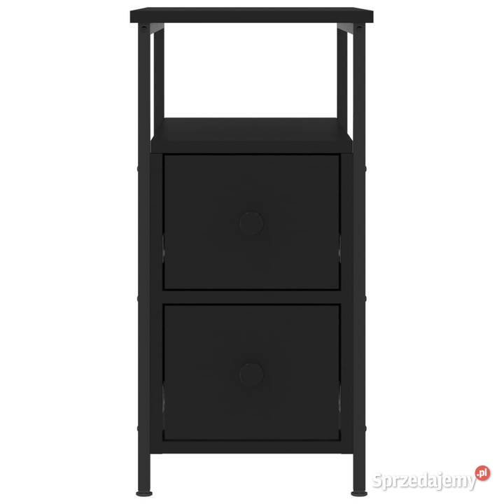 Szafki nocne 2 czarne 30x60x60 WM826064 mazowieckie Warszawa