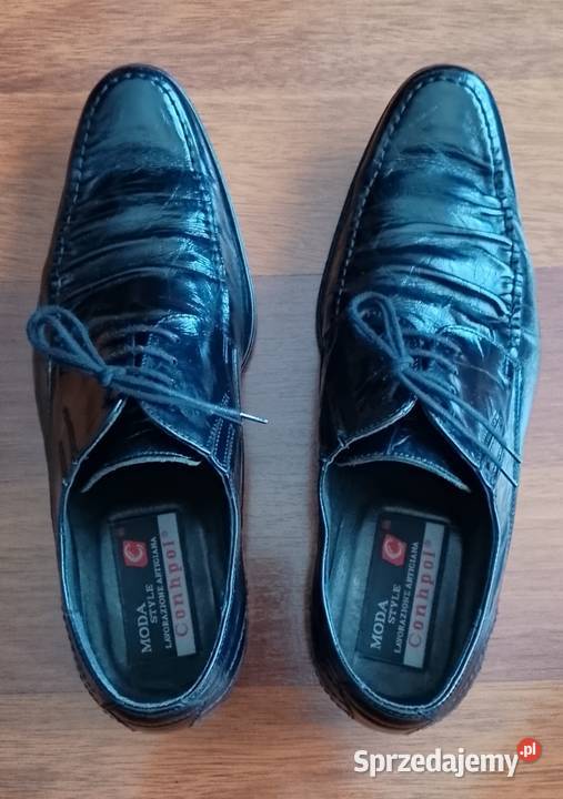 Półbuty wizytowe skórzane firmy Conhpol rozmiar Katowice
