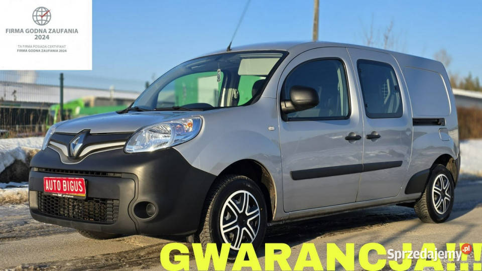 Renault Kangoo KlimaSuper stan MAXI navi II czujnik parkowania Lębork